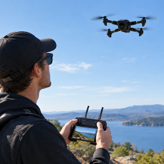 Lumora Dual-Camera Foldable Drone